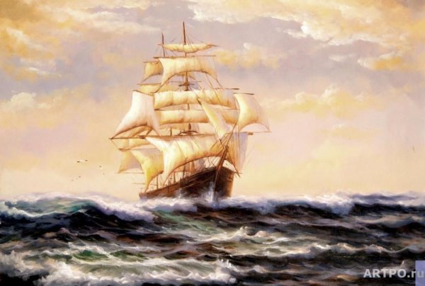 Сергей Минаев художник парусники