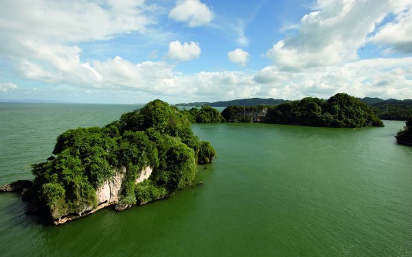 Тропический пляж фон