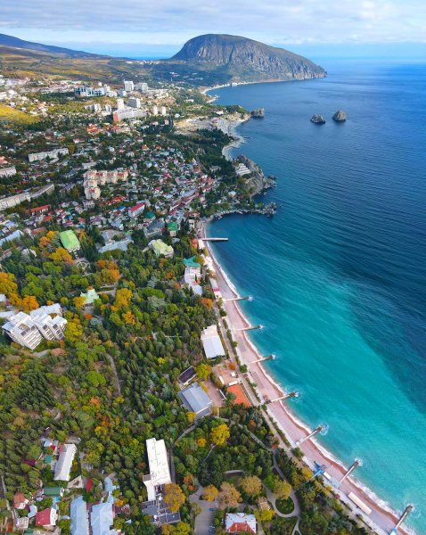 Посёлок Гурзуф в Крыму