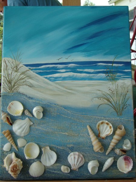 Пейзаж из ракушек