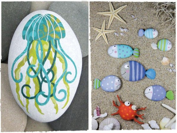 Аппликация на тему море