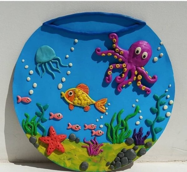 Панно из камней для детей