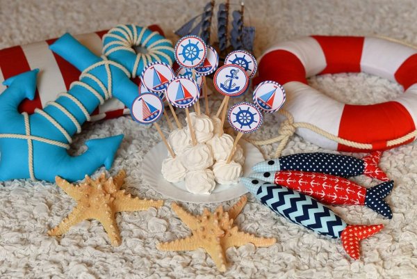 Поделка морской пейзаж