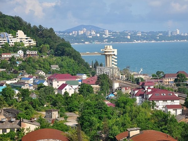 Дагомыс вид с моря