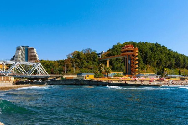 Побережье Сочи Лоо зима