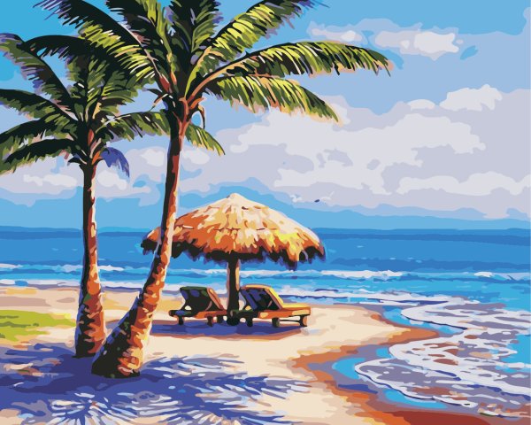 Море на прозрачном фоне