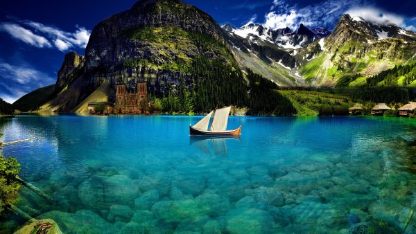 Моря озёра горы