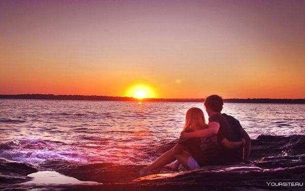 Закат вдвоем
