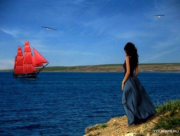 Алые паруса море Ассоль