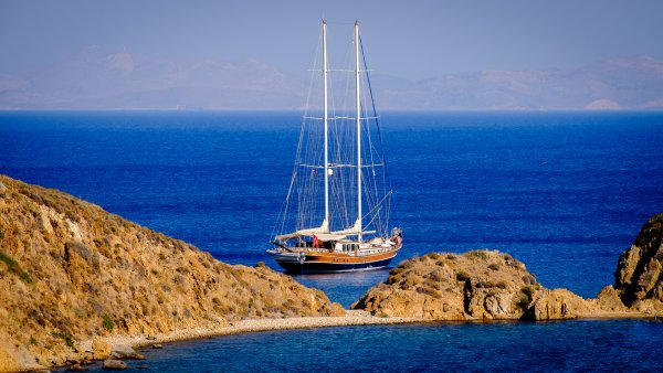 Яхта море солнце