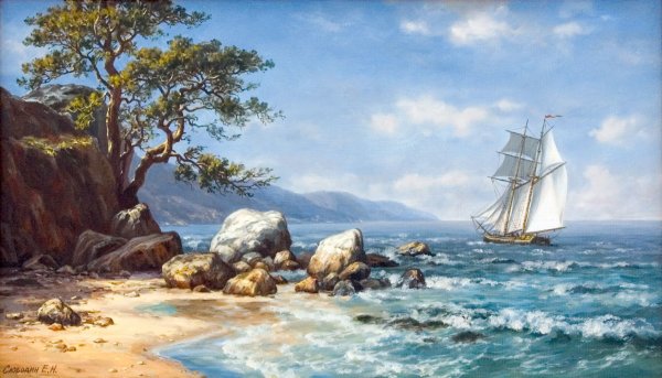 Морские пейзажи Сатарова Михаила