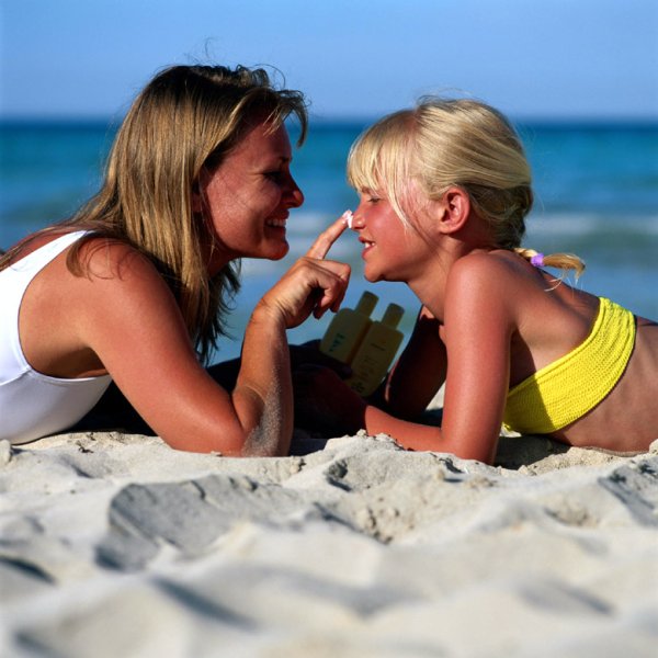 Мама на море