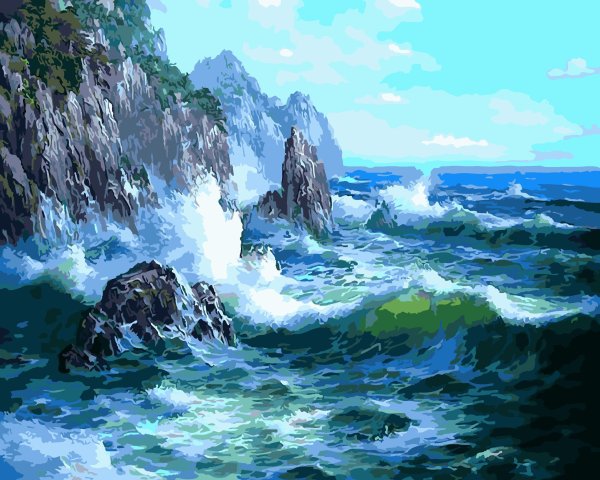 Художник Роберт Файнэл Италия