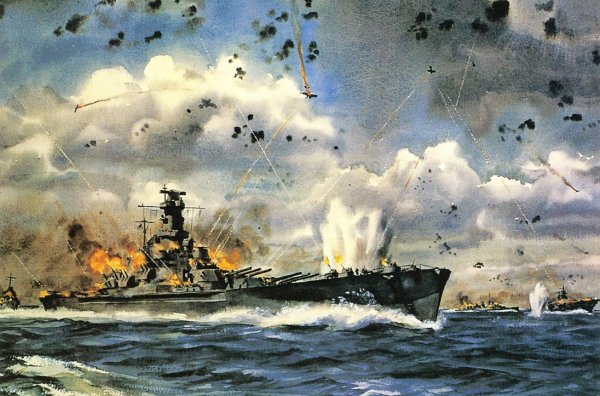 Морские сражения 2 мировой