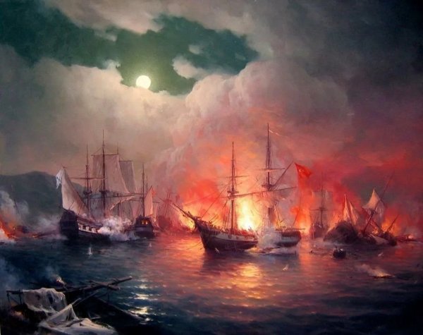 Нахимов 1853 Синопское сражение