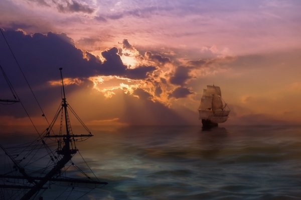 Красивый корабль