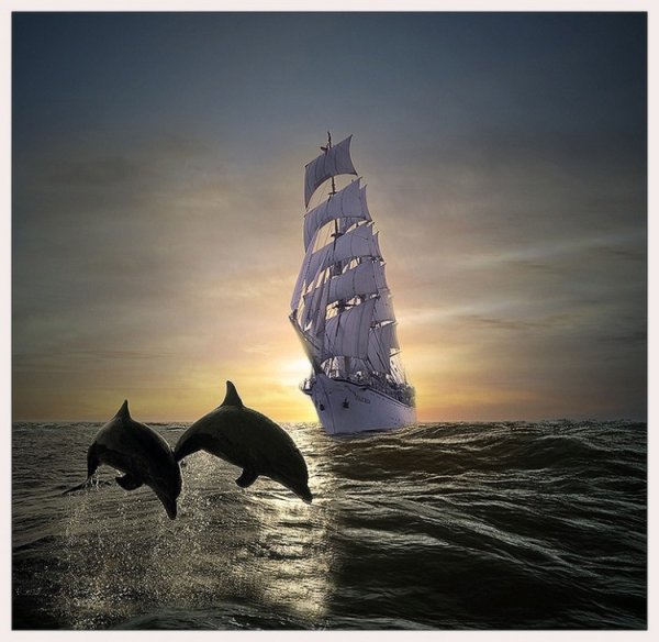 Корабль вдалеке