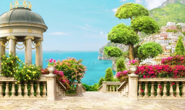 Растительность средиземноморского побережья Франция