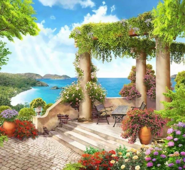 Романтический ужин на берегу