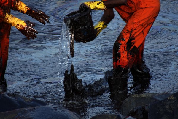 Загрязнение океана разливы нефти