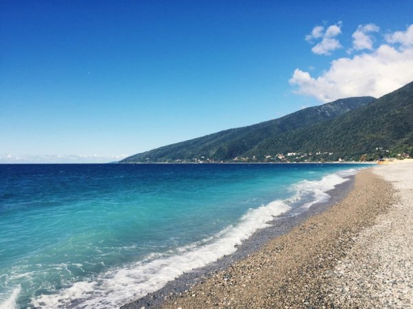 Пляж Гагра Абхазия