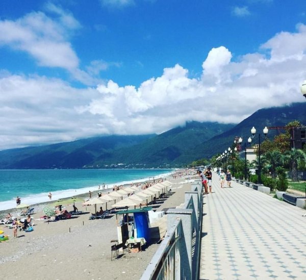 Абхазия Гагры море