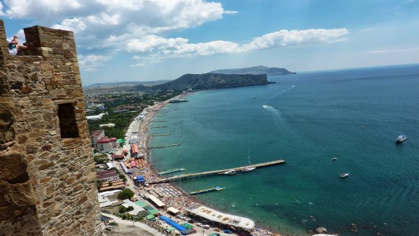 Курорты Крыма Судак Генуэзская крепость