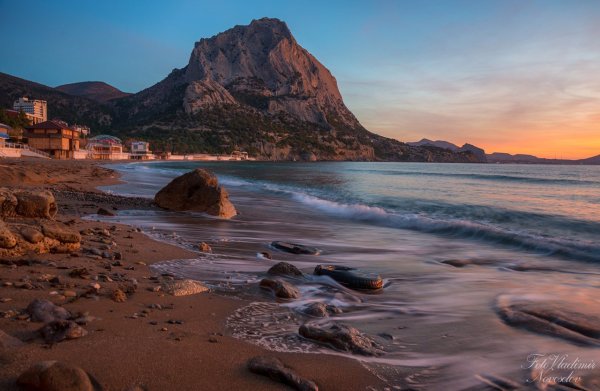 Судак Крым на закате