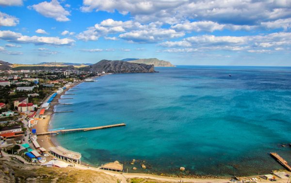 Судак Крым залив