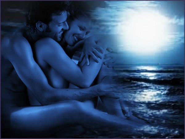 Лунная ночь анимация