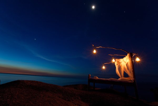 Открытки спокойной ночи море