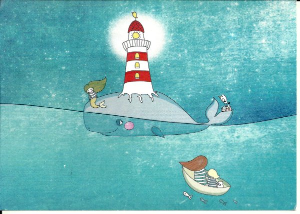 Рисование морская тематика