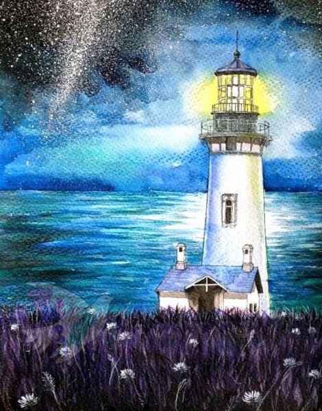 Пейзаж с маяком