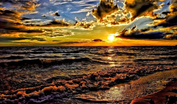 Морской закат