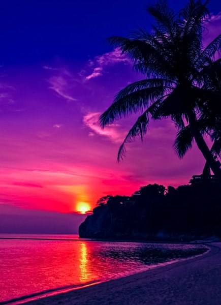 Вечер на море