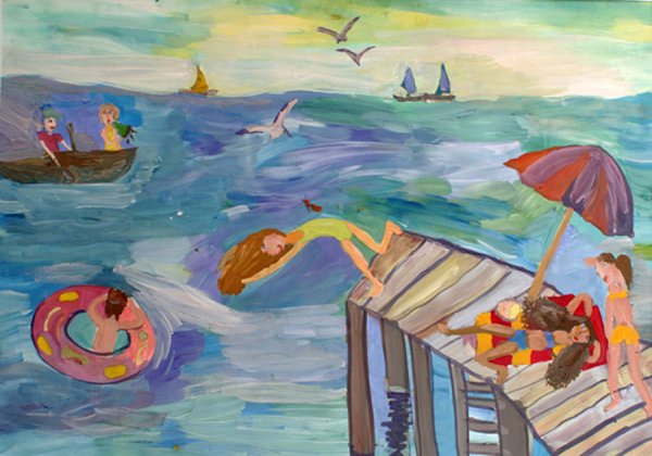 Рисование летние впечатления