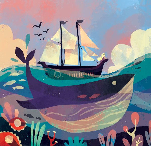 Море рисунок карандашом для детей