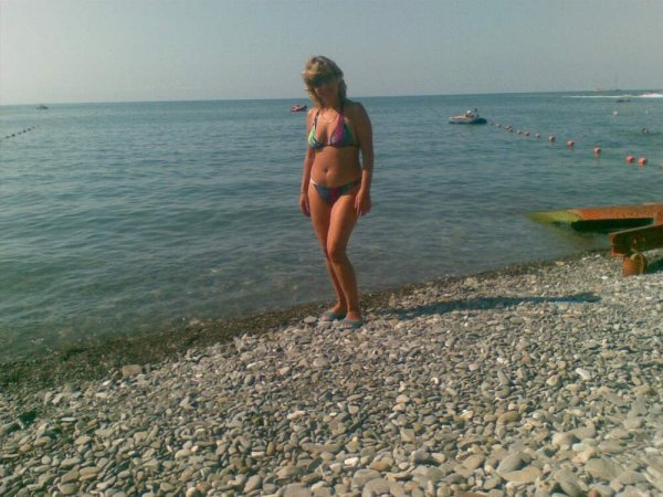 Халкина Наташа на море