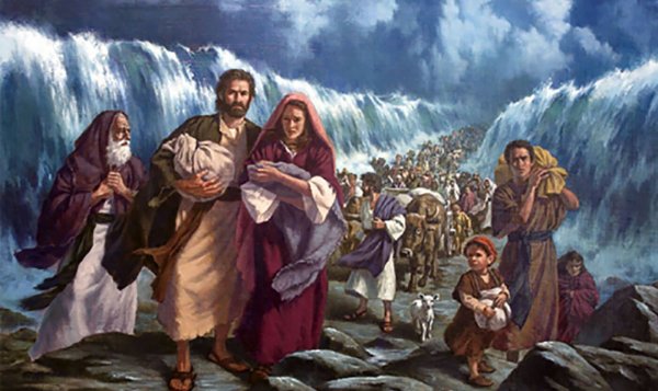 David Roberts. "Исход израильтян из Египта"