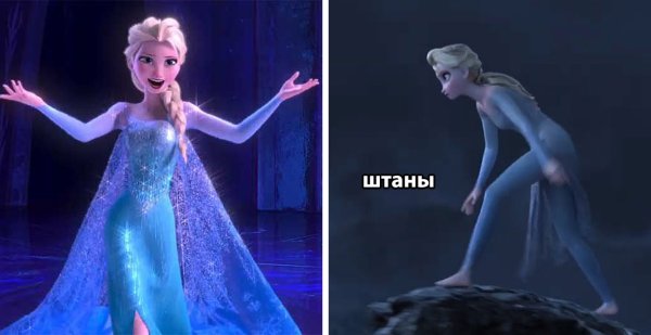 Платья Эльзы и Анны Холодное сердце 2