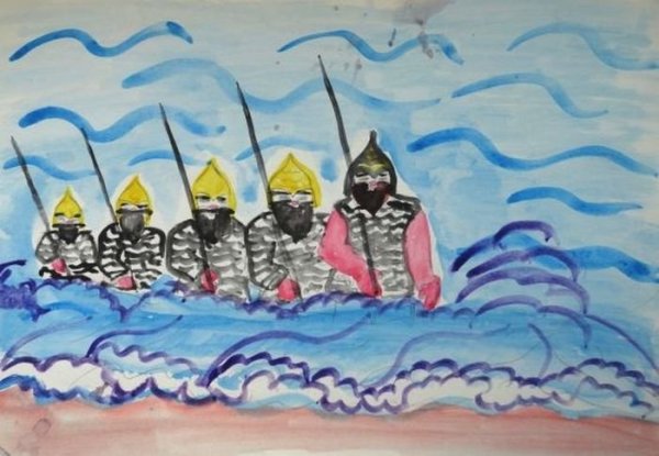 Картина Васнецова богатыри