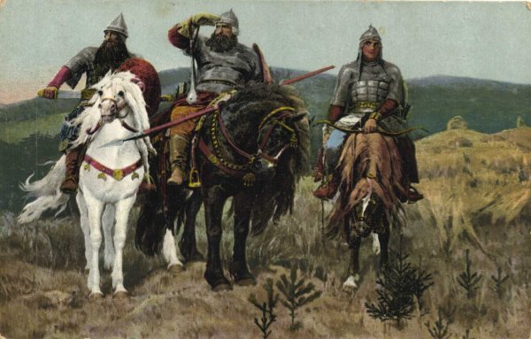 Три богатыря картинки на торт