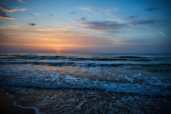 Атлантический океан закат