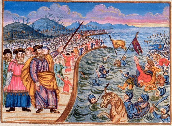Моисей красное море расступилось