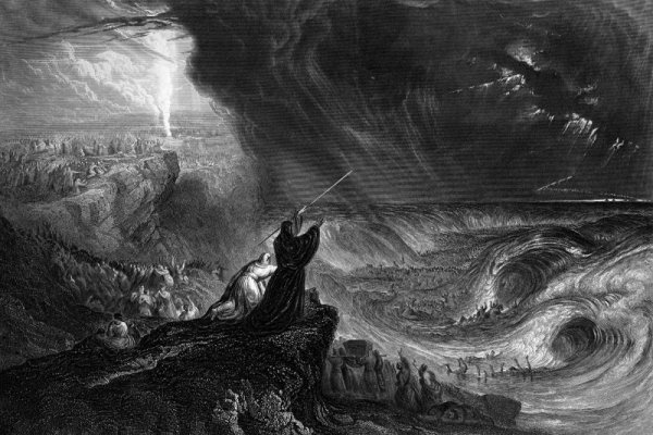 Айвазовский переход евреев через красное море