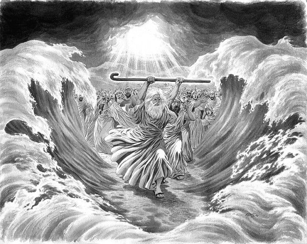 Моисей через Чермное море