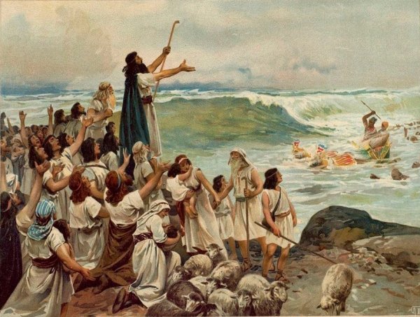 Пророк Моисей и Чермное море