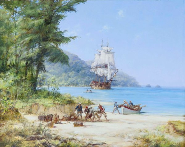 Художник Montague Dawson морской пейзаж