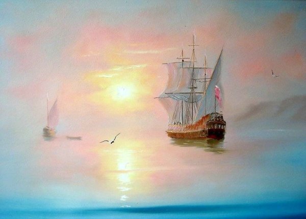 Художник маринист Максим Ильин