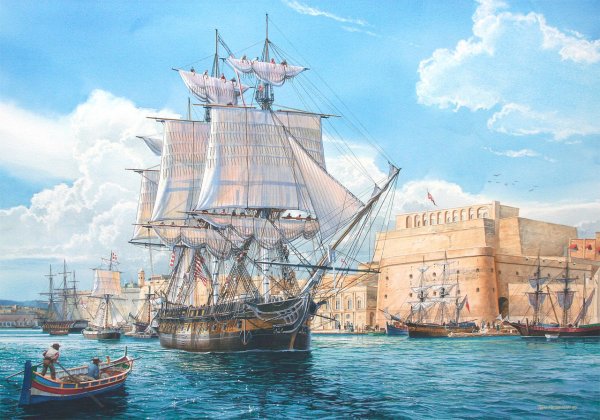 Картины парусных кораблей